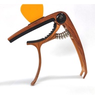 [2TPO] Guitar Capo Quick Release Tone Change Capo with Pick Slot Accessory for Ukulele Banjo