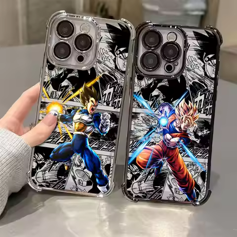 Cool D-Dragons Balls Super Saiyans Plating Phone Case For Huawei Honor X6d 600 x8d X7d Magic7 Play10