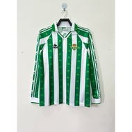 #BET 95-97 Home Away Long Sleeve Retro Soccer Jersey Football #ALFONSO #JOAQUIN