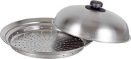 【Shipping from Japan】Wahei Freiz ME-7195 Frying Pan Converts into Steamer, Steam Table &amp; Cover, For 9.4 - 10.2 inches (24 - 26 cm), Stainless Steel, Made in Japan Cookware, Cooking Utensils, Kitchen tool