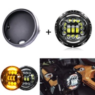 Specialized led rainbow headlight set 7inch 18cm for PG1 XSR 155 Lampu Led Motor Sport Light Motorcy
