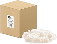 Empty Capsules Size 0-5000 Count Bulk Empty Gelatin Capsules - Joined Fillable Gel Capsules Empty - 