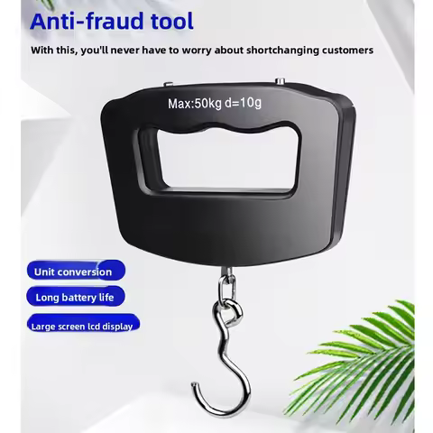 50kg Mini Portable Electronic Scale Home Fishing Hook Scale Luggage Express Parcel Weighing Scale