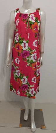 ( Ready Stock)BA0039N Batik Baju Tidur Perempuan Batik Ladies Night Dress Women Dress Batik Sleevele