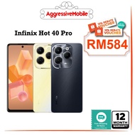 Infinix Hot 40 Pro [256GB ROM+16GB RAM | 120Hz Refresh Rate | 33W Fastcharge | Magic Ring] - 1 Year 