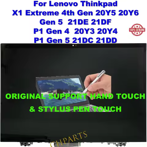 16" For Lenovo Thinkpad X1 Extreme Gen 4 20Y5 20Y6 Gen 5 21DE 21DF P1 Gen 4 20Y3 20Y4 21DC 21DD WQUX