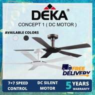 【FREE SHIPPING】Deka Ceiling Fan (42Inch/56Inch) 14-Speed DC Motor Remote Control Ceiling Fan CONCEPT 1 / CONCEPT 1 BABY