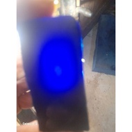 Obsidian solid blue agate stone material, stone size 28, 13, 60 mm