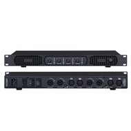 BOMGE Professional 4-Channel PA/DJ Power Amplifier 4 x 800w 4-ohm Watts D-Class 1U Power Amp High Pe