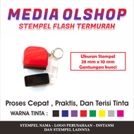 Stempel / stempel custom / Stempel Flash / Stempel Murah / Nama / Jabatan / No HP / Perusahaan / Log