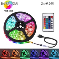Dải Đèn LED TV 3528 Dải Đèn Nền TV Sọc Led Dải 5V USB Chống Nước RGB Dải Đèn Led Linh Hoạt 1M 2M 3M