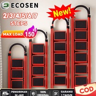 Order now ECOSEN Folding Household Ladder Folding Iron Ladder 3456 Steps Household Steel Ladder Alum