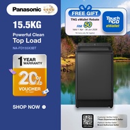 [𝐅𝐑𝐄𝐄 𝐃𝐄𝐋𝐈𝐕𝐄𝐑𝐘] PANASONIC NA-FD155X3BT (15.5kg) Powerful Clean & Convenient Top Load Washing Machine