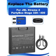 7.4V 10000mAh Replacement Battery For JBL Xtreme 4 PartyBox Stage 320 Portable Speaker FG4CELL21700H