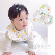 Bibs Baby Cotton Bibs 360 Six-Layer Children Baby Bibs Newborn Gauze Bibs