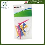 Tabata Golf Tee Short Plastic Tee with Plus Rim