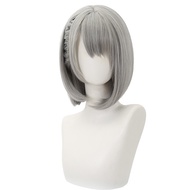 Xiaowen Mai Cosplay Wig Delta Force Hackclaw Short Grey Heat Resistant Synthetic Hair