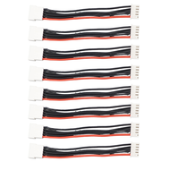 8Pcs JST-XH 1S/2S/3S/4S/5S/6S/7S/8S 22AWG 100mm Lipo Balance Wire Extension Charged Cable Lead Cord