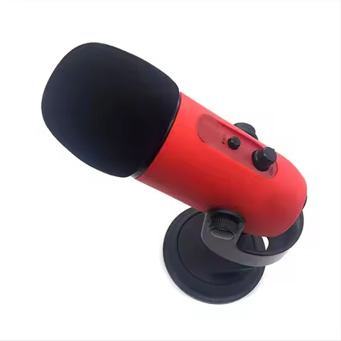 AU47-Foam Microphone Windscreen for Blue Yeti Yeti Pro Condenser Microphone Cover Pop-Filter Mic Cov