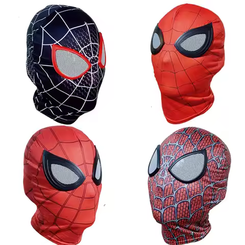 Spiderman Costume Mask 3D Raimi Peter Parker Masks Superhero Anime Cosplay Costume Mask Superhero Ha