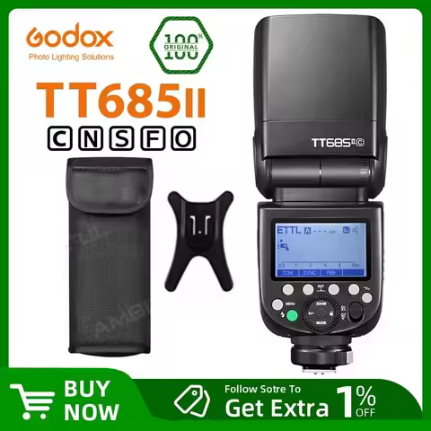 Godox TT685II TT685IIC TT685IIN TT685IIS TT685IIF TT685O TTL HSS Camera Flash Speedlite for Canon Ni