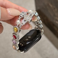 Bling Gemstone Strap Compatible For Smart band 10 Strap Smart band 8 / Smart band 9 Strap Replacemen