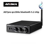 AIYIMA A07Pro TPA3255 Bluetooth 5.2 Amplifier 300Wx2 Class D Hi-Fi Stereo Home Audio Amp with Bass T