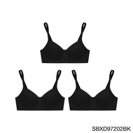 [ แพ็ค 3 ชิ้น ] SABINA BRALESS เสื้อชั้นในไม่มีโครง Seamless Fit รุ่น Perfect Bra รหัส SBXD97202 สีด