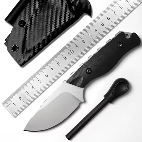 BM 15017 Outdoor Fixed Blade Straight Knife 8Cr13Mov Steel G10 Handle Portable Camping Tactical Jung