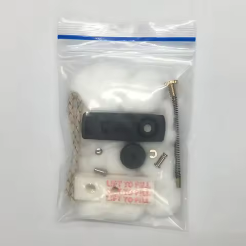 15pcs/Set Complete Variety Universal Repair Wick Cotton Felt Steel Wheel Rivet Spring Kit For Zippo 