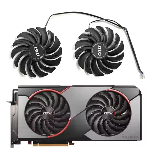 New RX 5700 XT GPU Fan PLD10010S12HH 4PIN 95MM for MSI Radeon RX 5700 5700 XT 5600 XT Gaming Graphic
