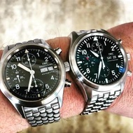 誠徵 iwc pilot chronograph 3706 / 3717 任何鋼帶錶款要有保卡