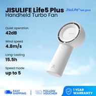 Jisulife Personal Handheld Turbo Fan Rechargeable  (4000mAh) Mini Handheld Fan Rechargeable Turbine 