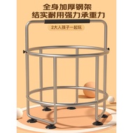Indoor Trampoline for Kids, Baby Jumping Bed, Small Family Trampoline with Protective Net, Silent To