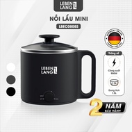 Nồi lẩu mini nồi nấu mì Lebenlang LBEC0808 đường kính 16cm 1500ml bảo hành 2 năm