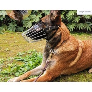 Rọ mõm kim loại dài cho chó mõm dài doberman begie