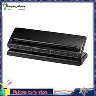 Adjustable 6-Hole Hole Punch Metal Hole Punch Binder Puncher 6 Hole Hole Punch for A4, A5, A6 Adjust