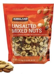 加拿大直送 Kirkland無鹽混合堅果仁雜果仁1130g （26年12月到期）