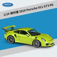 Welly1: 24 Porsche 911 GT3 RS (997) thể thao mô hình mô phỏng bằng hợp kim Xe hơi mô hình trang trí