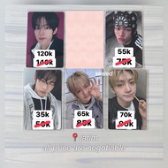 Photocard pc dohoon jihoon tws no tragedy blush weverse vce pob comeback live straw coffee yizhiyu l