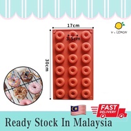 Silicone 18cavity donut mould (17x30cm)