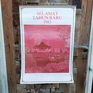 Barang jadul KALENDER TAHUN 1983 dwi wulan Kondisi New old stock-PT.FUMIRA