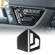 Car accessories Interior Carbon Fiber Car Handle Trim Covers Door Bowl Panel Decals Stickers For W204 C200 C250 C300 C350 S204