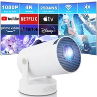 跨境hy300 PLUS投影仪便携迷你户外家用高清炮筒智能投影仪批发