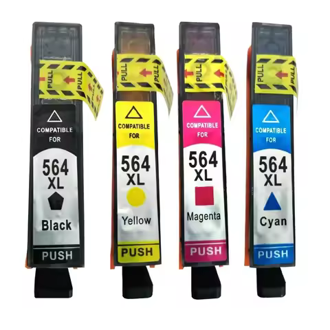 564 XL Ink Cartridges Compatible HP5510 5512 5515 5520 Deskjet 3070A 3520 3522 3524 Officejet 4620 4
