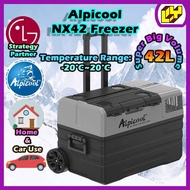 Alpicool NX42 Car Refrigerator with Battery 42L Dual Use Car Portable Freezer Large Camping Fridge APP Control DC Fridge
