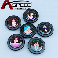 Universal Modified Steering Wheel Horn Button JDM Funny uncle horn button Racing Steering Wheel Funny anime uncle horn button For omp sparco RALLIART TRD MUGEN MOMO Steering Wheel