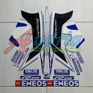 Yamaha R15 2017 Movistar Blue-White Motorcycle Striping Stickers