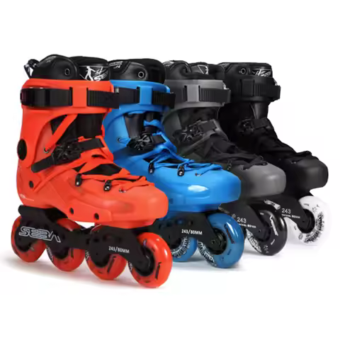 100% Original SEBA FR1 Inline Skates Street Free Style Roller Skating Shoes FSK Skates Slalom Slidin