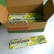 SILVERQUEEN GREEN TEA 1 BOX 10 PCS X 25GR COKLAT SILVERQUEEN GREENTEA MATCHA 1 DUS ISI 10